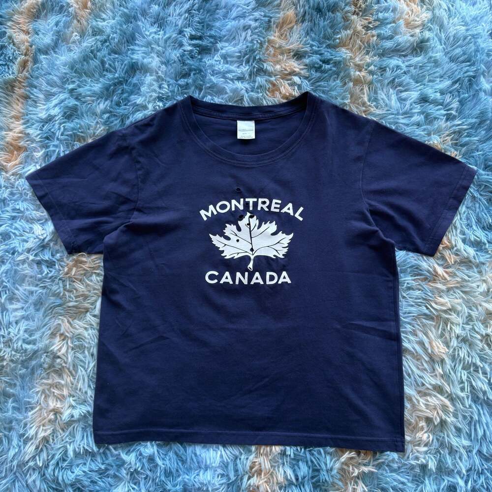 Number (N)ine SS01 Time Migration Montreal Canada Tee Size 1